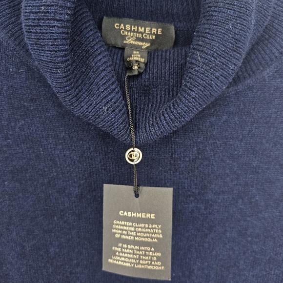 Womens Plus Size 3X 100% Cashmere Turtleneck Sweater Flaw NWT $149 msrp - Picture 3 of 7